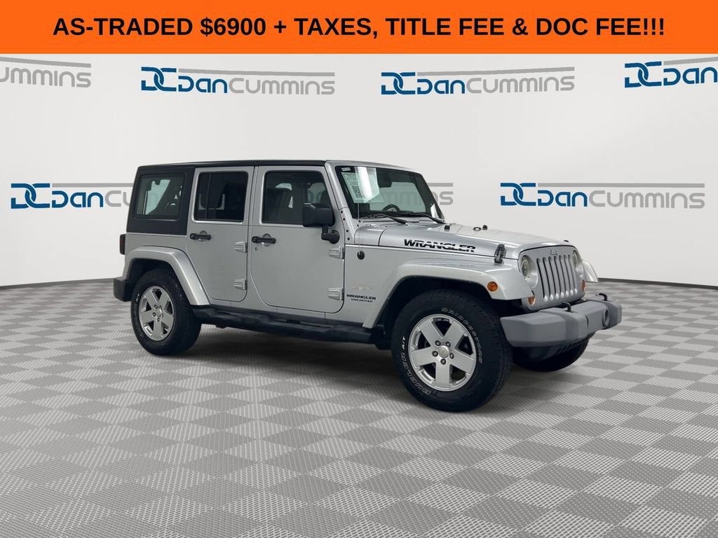 Used 2007 Jeep Wrangler Unlimited Sahara with VIN 1J4GB59127L142130 for sale in Paris, KY