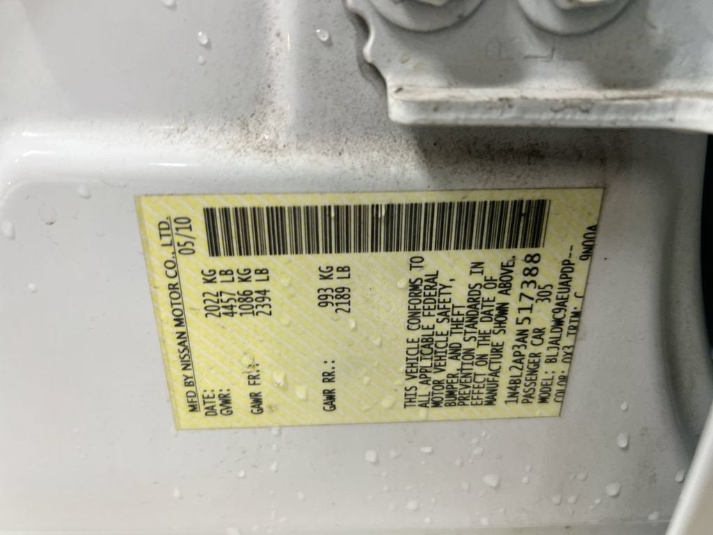 2010 Nissan Altima 3.5 SR