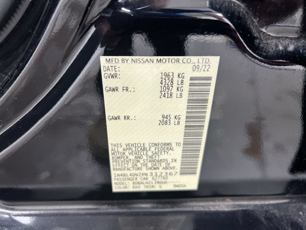 2023 Nissan Altima 2.5 SV