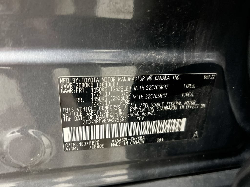 2022 Toyota RAV4 LE