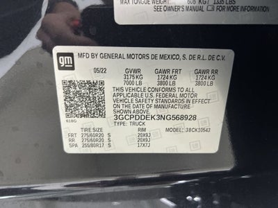 2022 Chevrolet Silverado 1500 LT