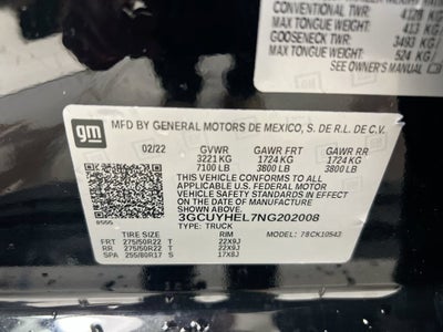 2022 Chevrolet Silverado 1500 LTD High Country