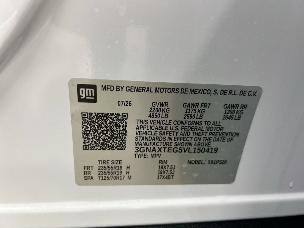 2027 Chevrolet Equinox RS