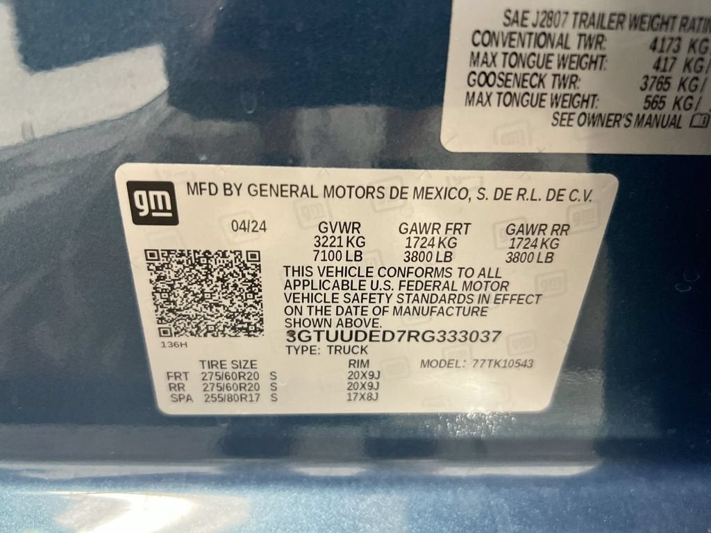 2024 GMC Sierra 1500 SLT