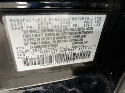2025 Nissan Sentra SV