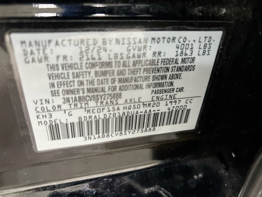 2025 Nissan Sentra SV
