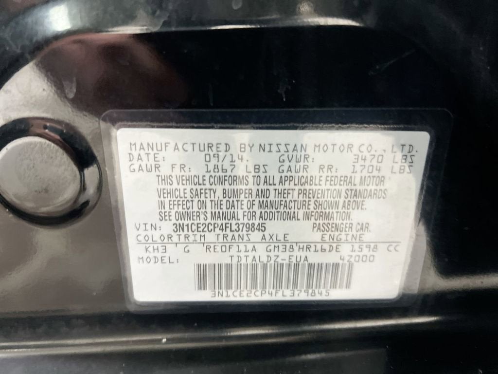 2015 Nissan Versa Note S