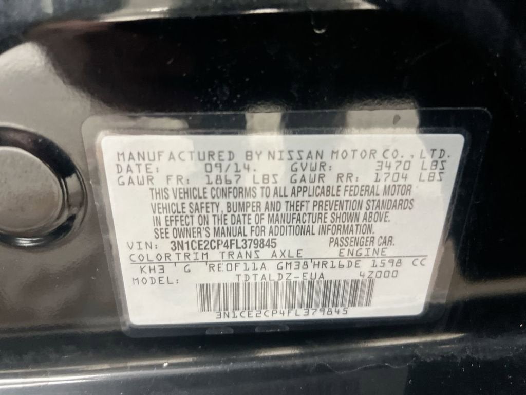 2015 Nissan Versa Note S