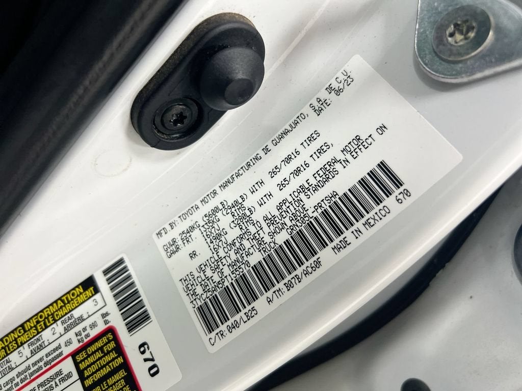 2023 Toyota Tacoma 4WD SR