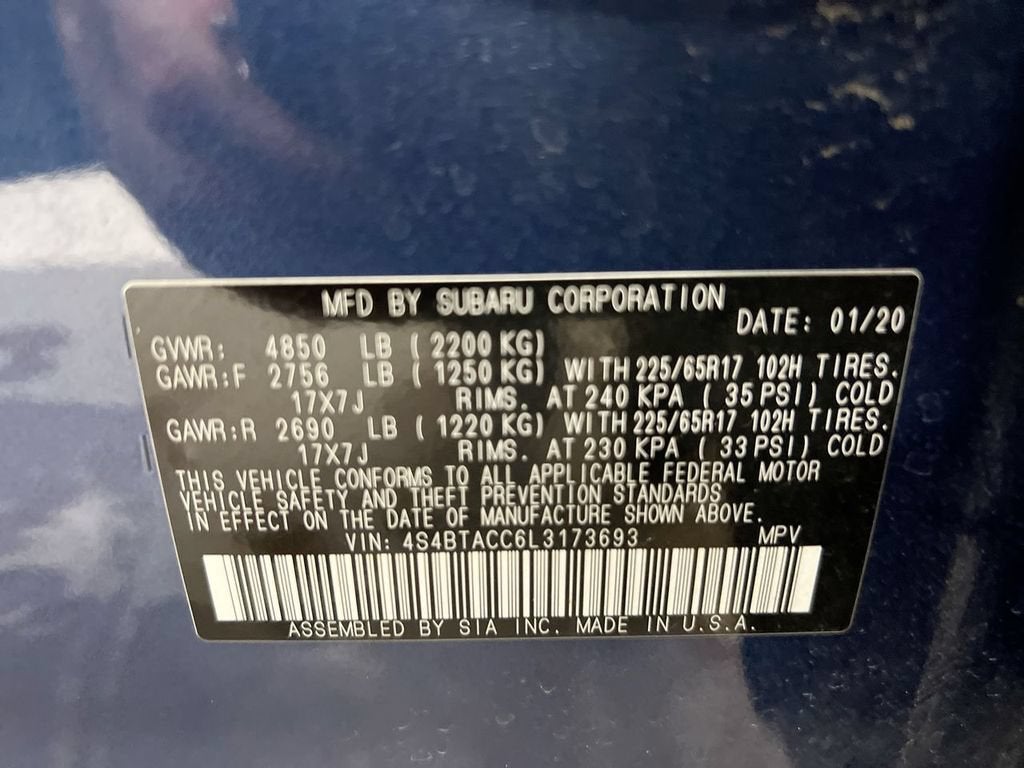 2020 Subaru Outback Premium