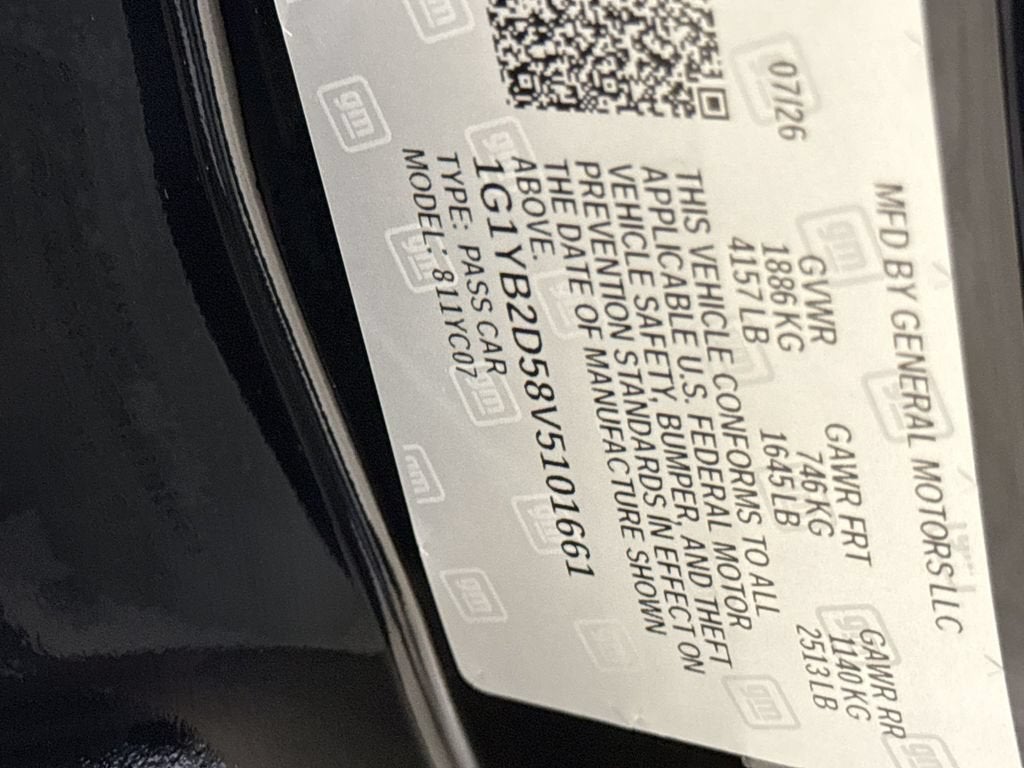 2027 Chevrolet Corvette Stingray 2LT