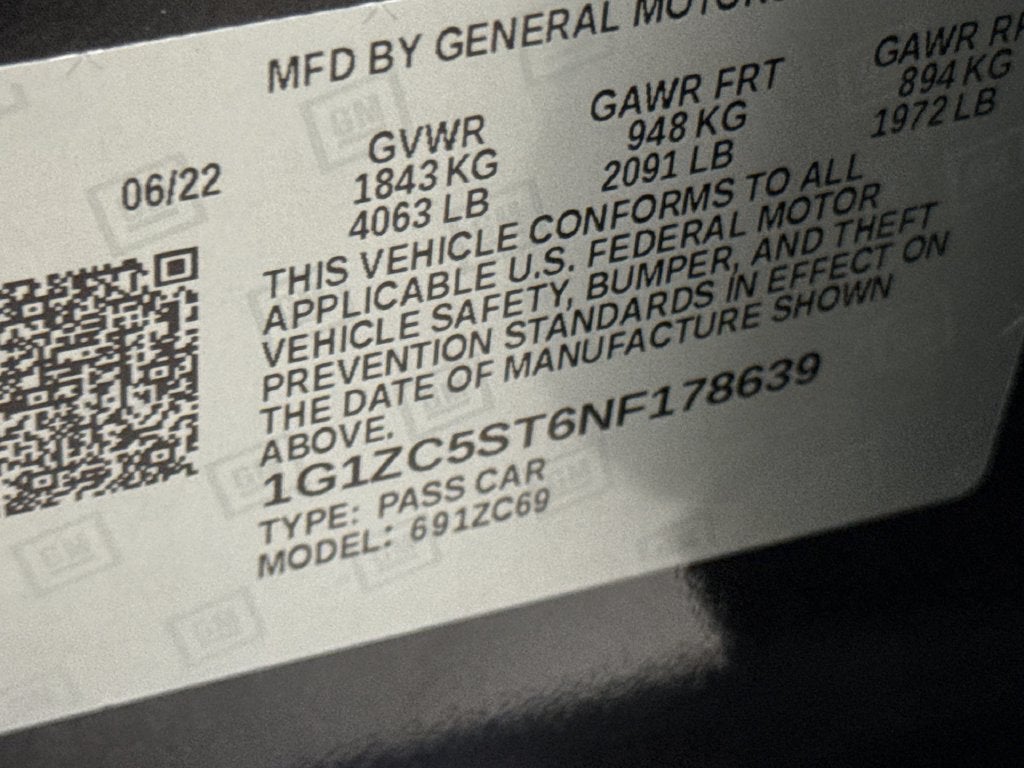 2022 Chevrolet Malibu FL