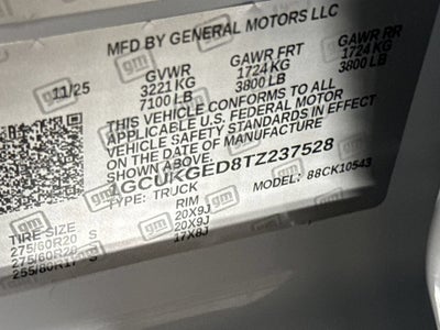 2026 Chevrolet Silverado 1500 LTZ