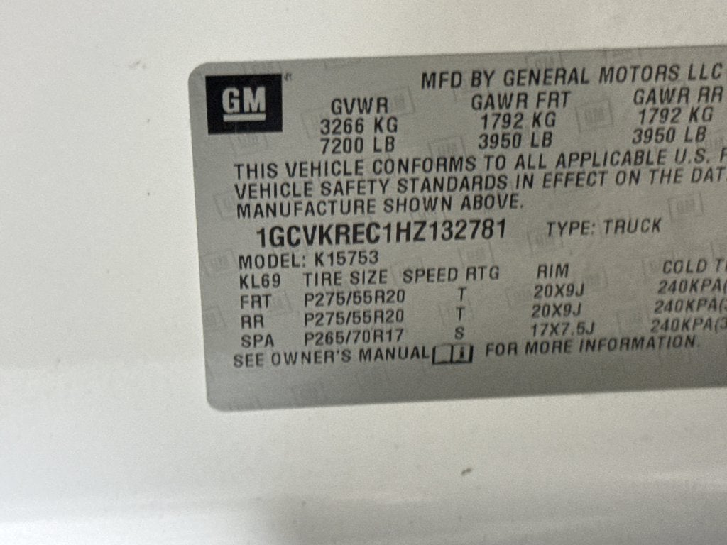 2017 Chevrolet Silverado 1500 LT