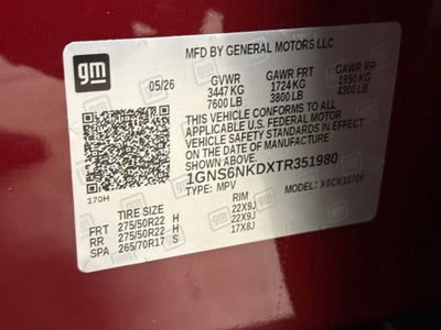 2026 Chevrolet Tahoe LT