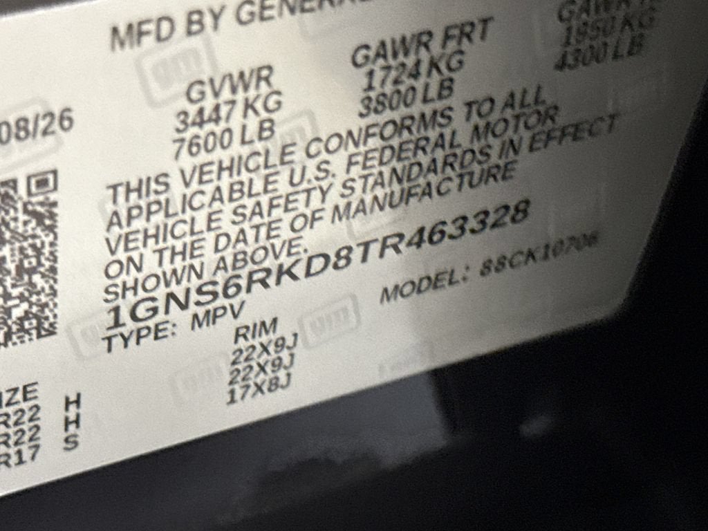 2026 Chevrolet Tahoe RST
