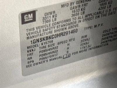 2017 Chevrolet Tahoe LT