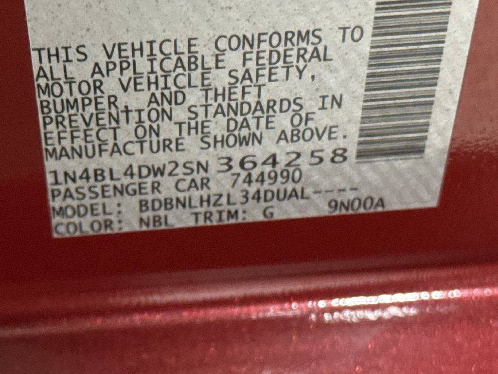 2025 Nissan Altima SV