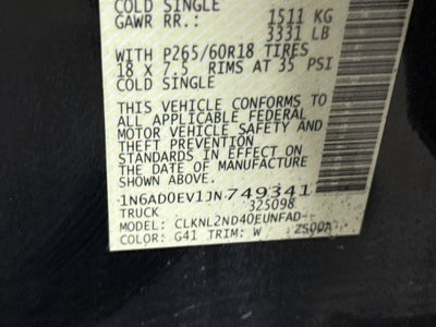 2018 Nissan Frontier SV V6
