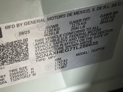 2026 Chevrolet Equinox LT