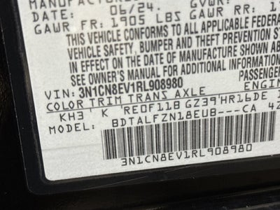 2024 Nissan Versa SV