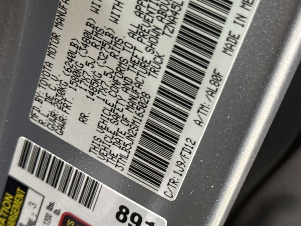 2025 Toyota Tacoma 4WD SR