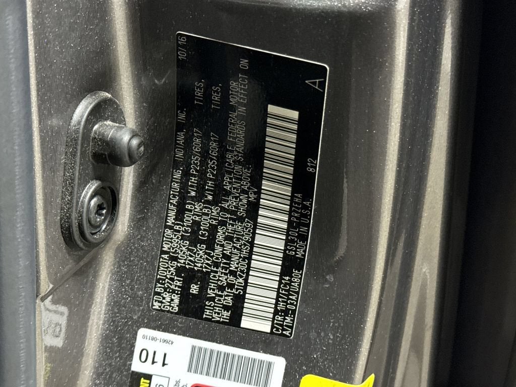 2017 Toyota Sienna LE Auto Access Seat