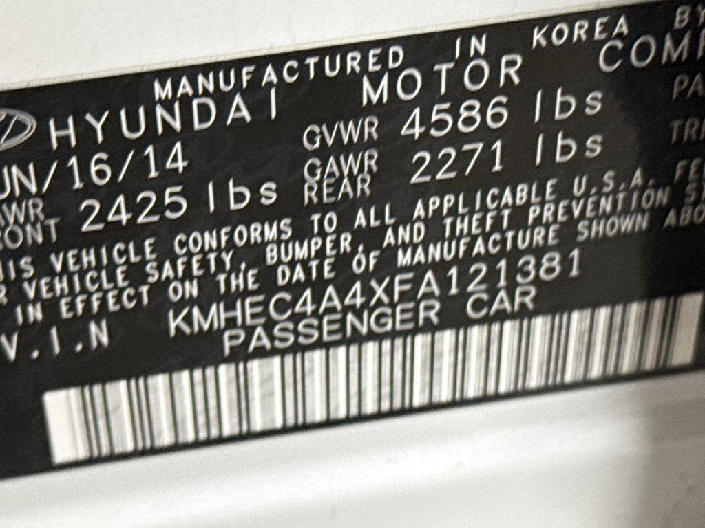 2015 Hyundai Sonata Hybrid Limited